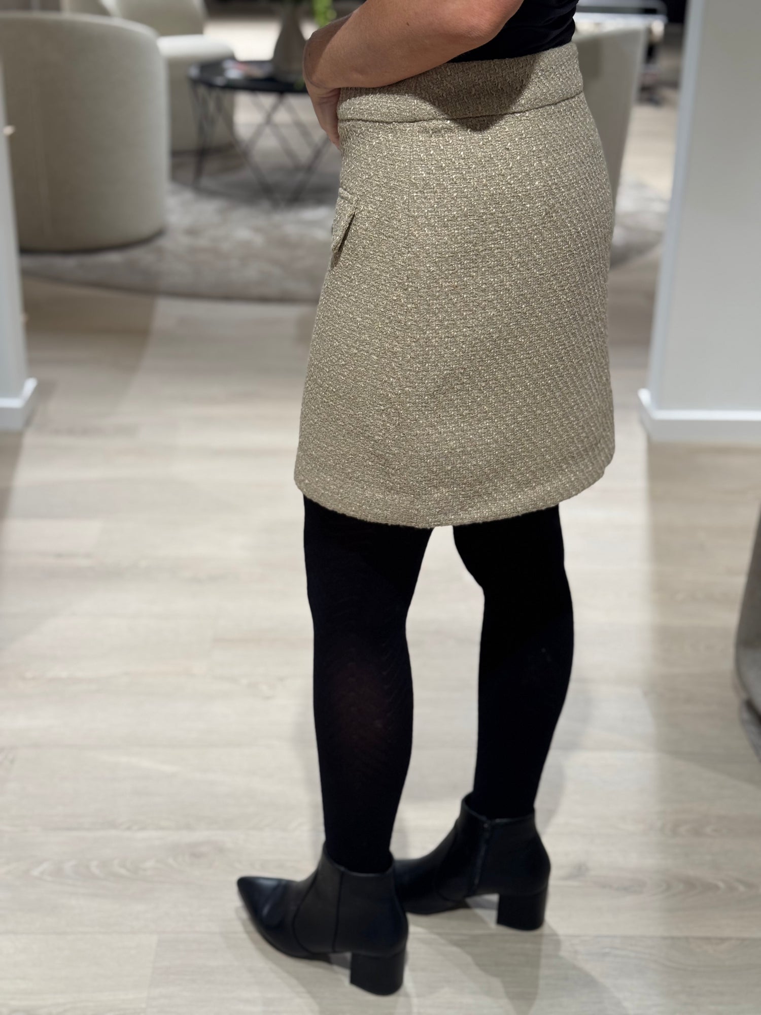 ONLY - Bonn - Nederdel Beige