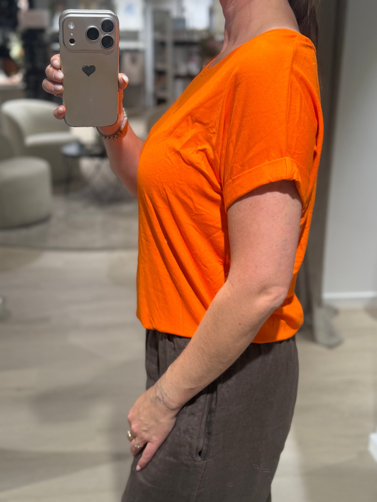 ONLY - Moster - T-shirt Orange