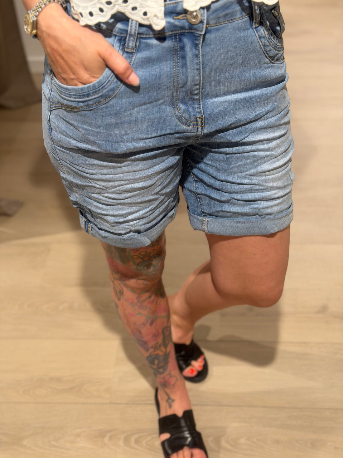 Karostar - Shorts - Cowboy m. knap