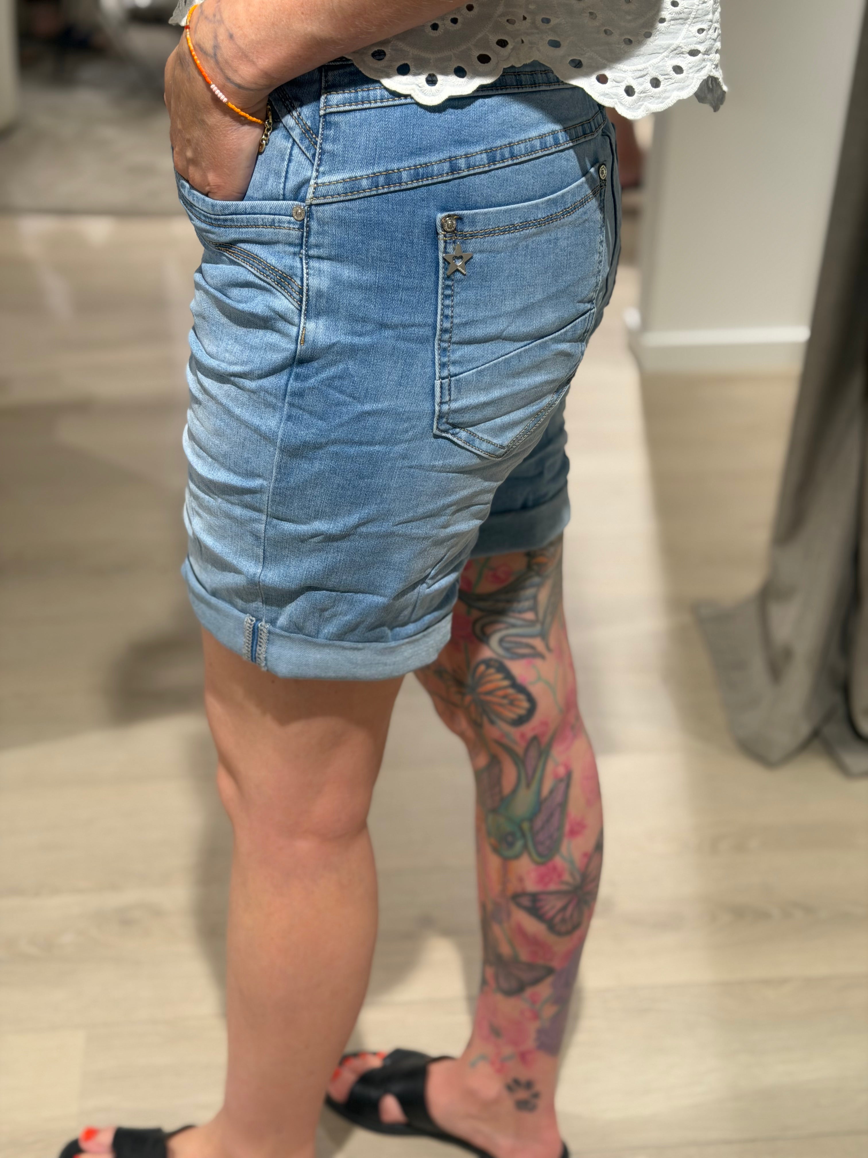 Karostar - Shorts - Cowboy m. knap