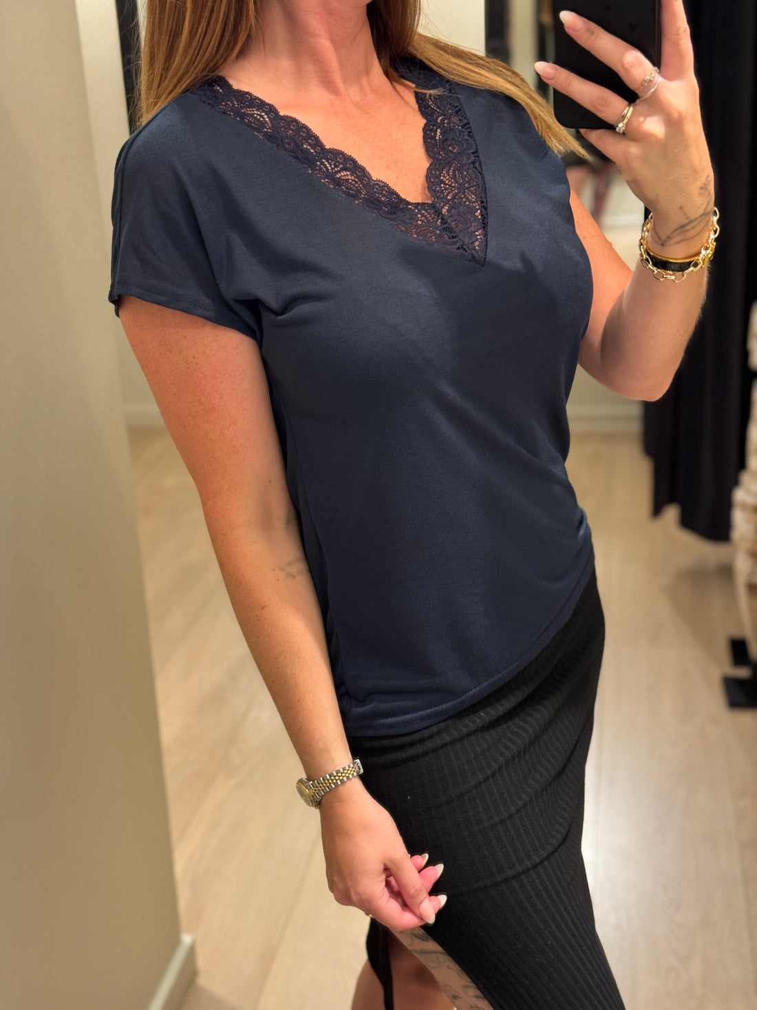 JDY - Maxi -T-shirt Blå