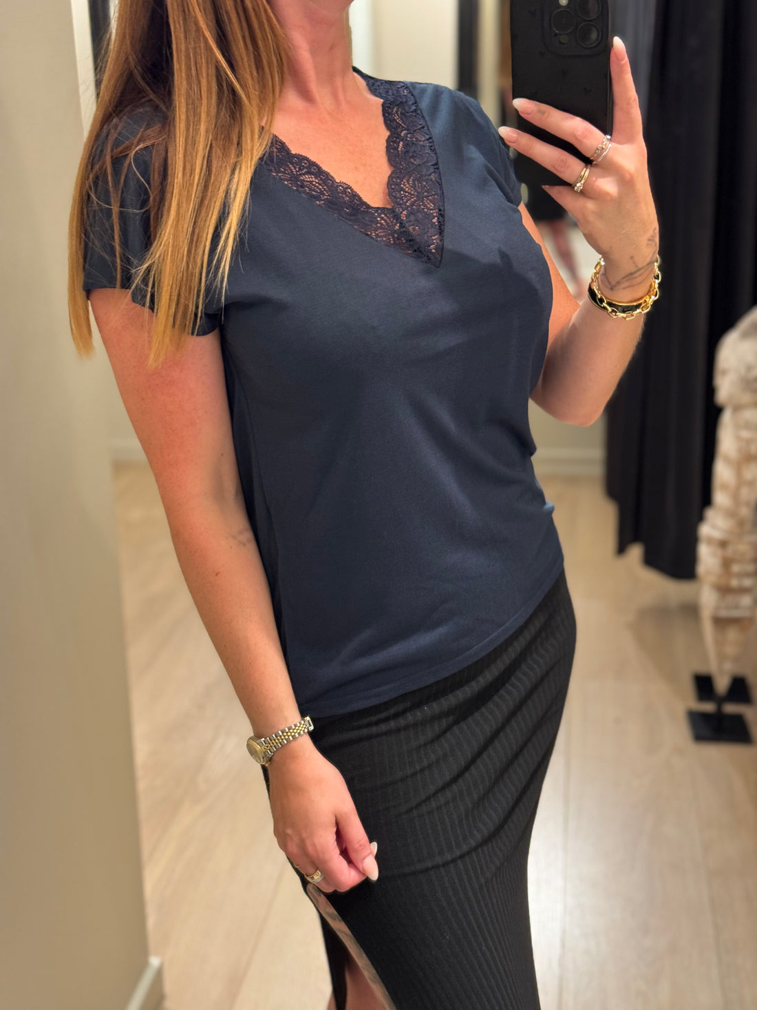 JDY - Maxi -T-shirt Blå
