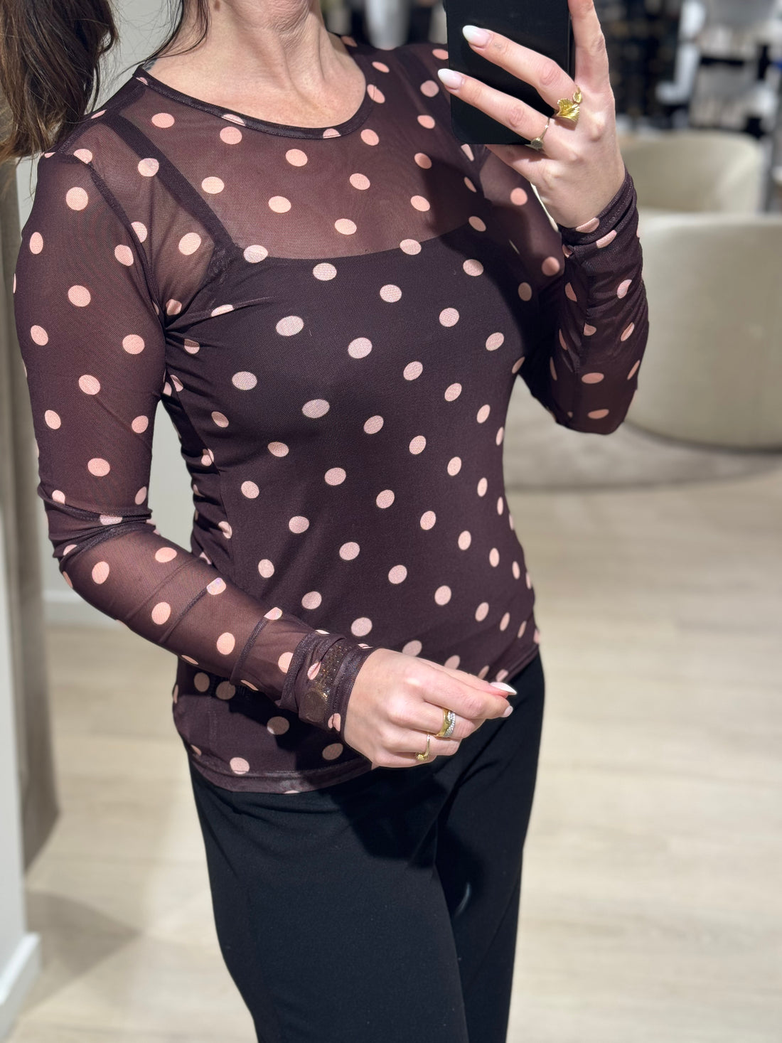 LIBERTÈ - Mesh - Bluse