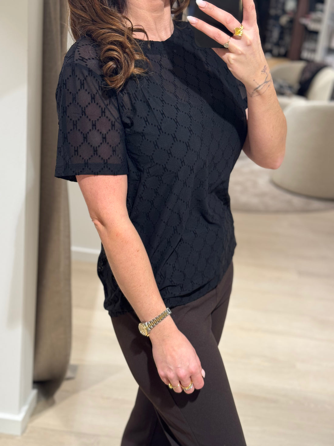 Hype the detail - Bluse - Mesh T-shirt