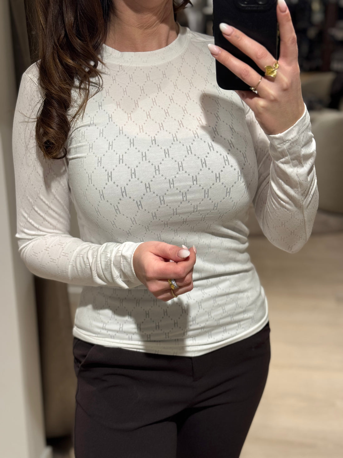 Hype the detail - Bluse - Logo Hvid