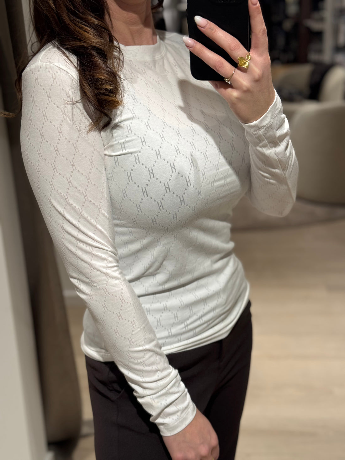 Hype the detail - Bluse - Logo Hvid