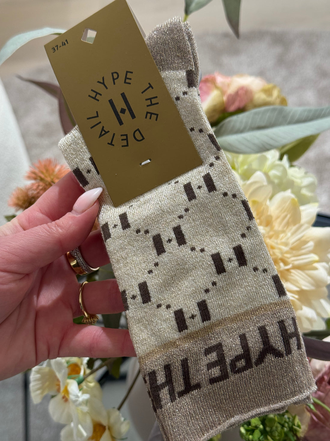 Hype the detail - Strømper - Logo Glitter