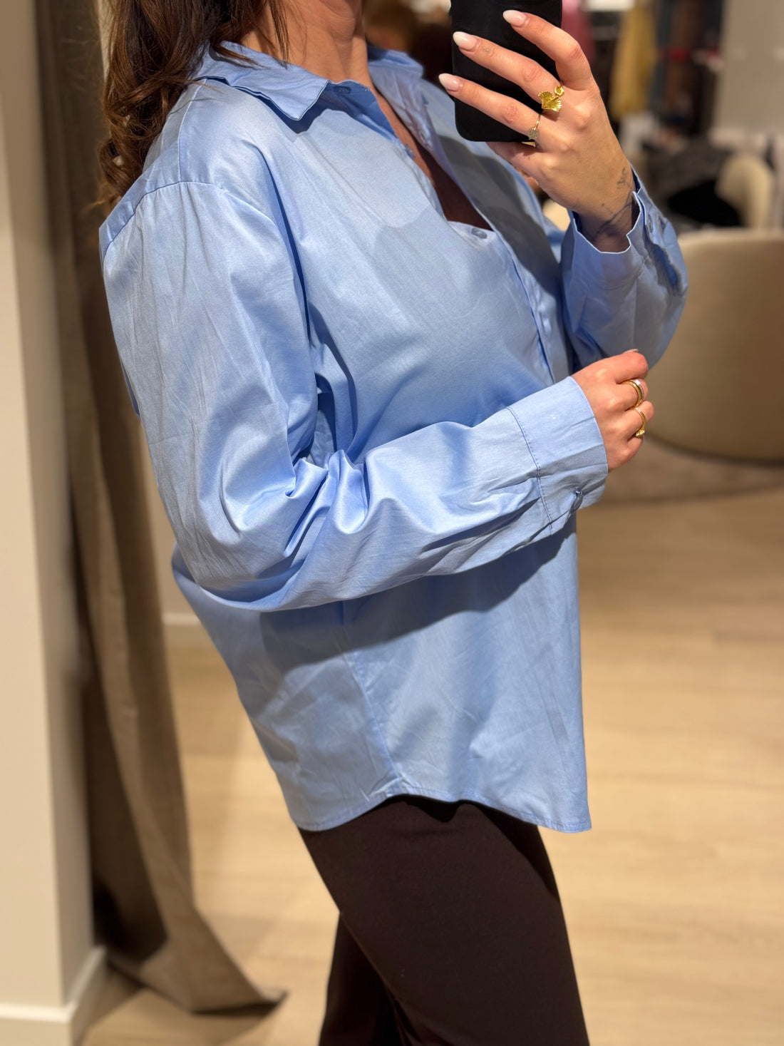 Marta - Nicoline - Skjorte Lyseblå