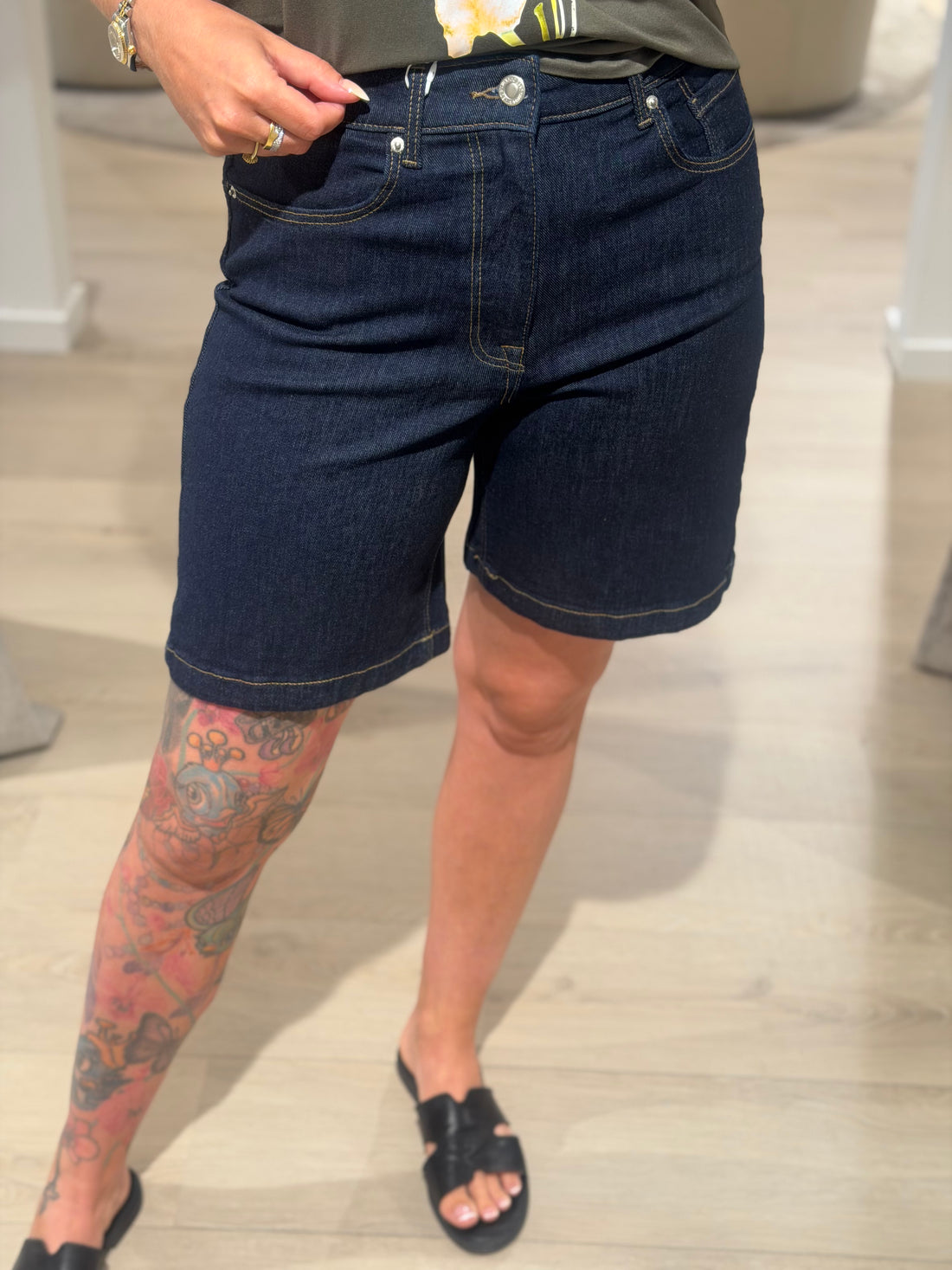 ONLY - Madison Blush - Shorts Mørke Blå