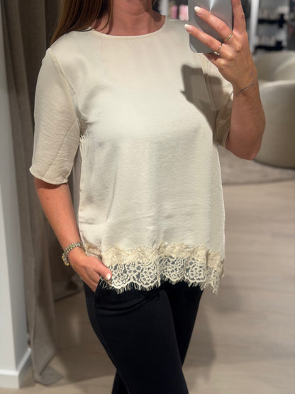 JDY - Urba S/S - Bluse Sand