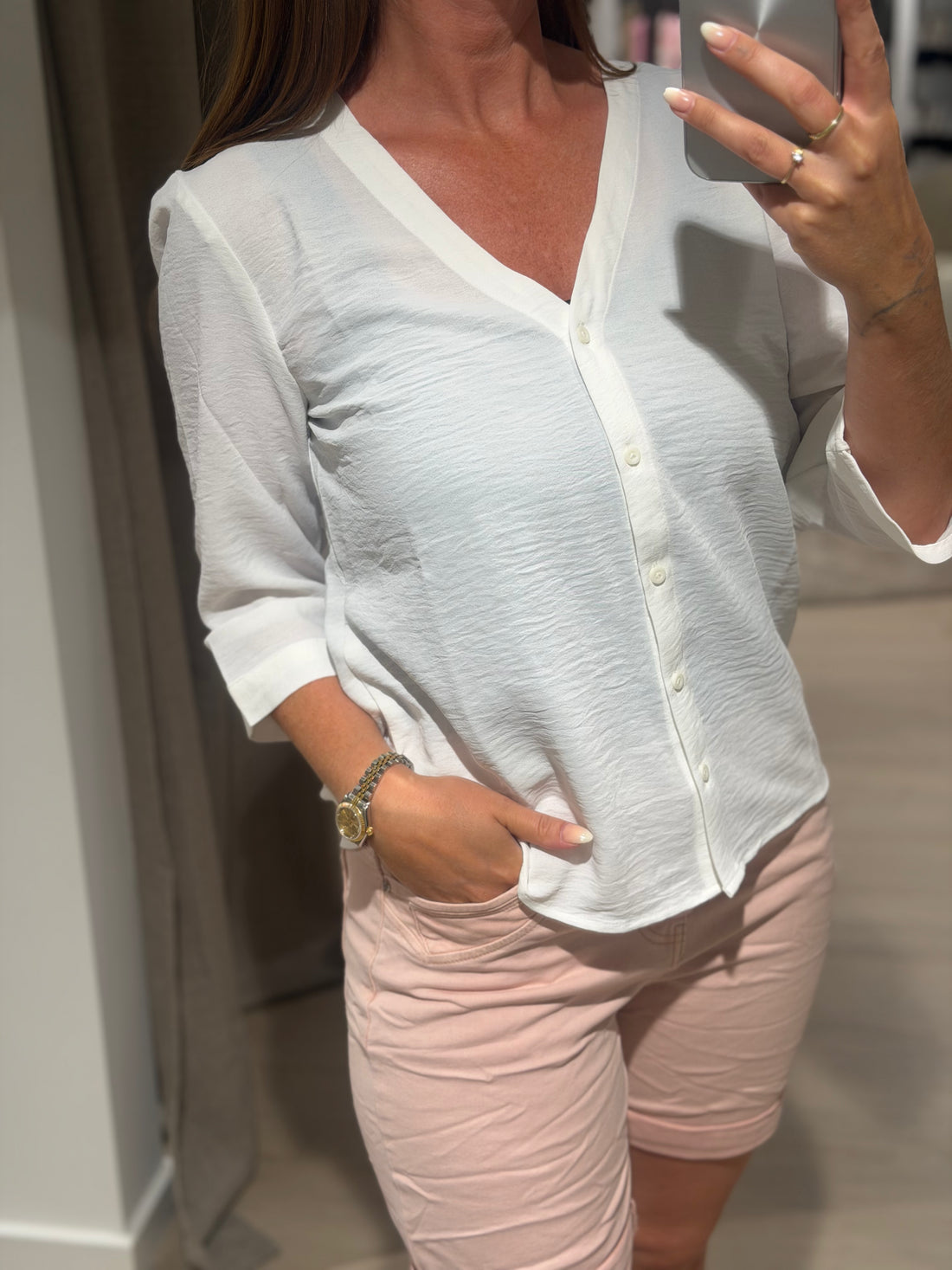 JDY - Lion Capote - Bluse Hvid
