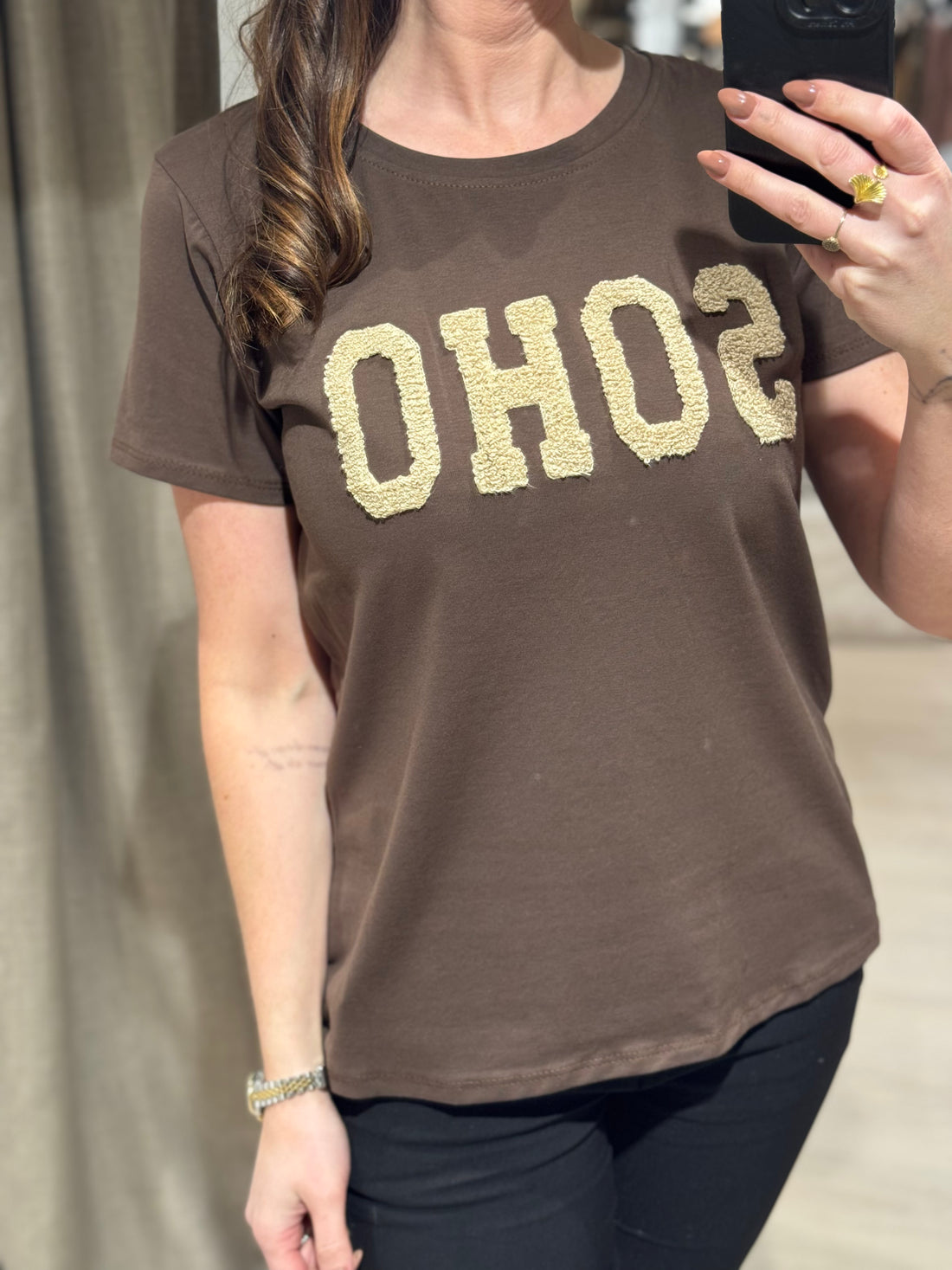 Marta - Herdis - T-shirt Brun