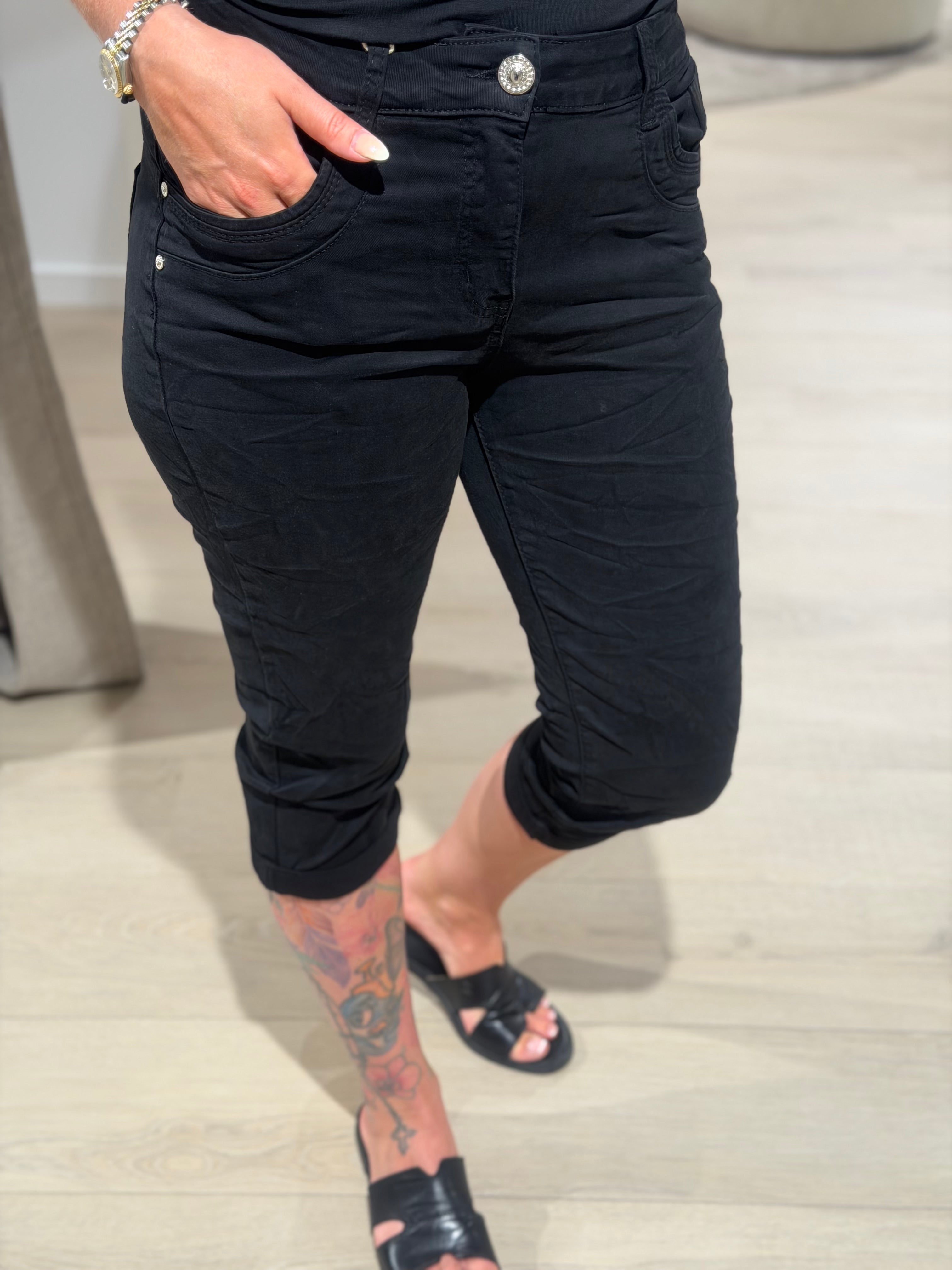 Jewelly - Knickers 3/4 - Sort