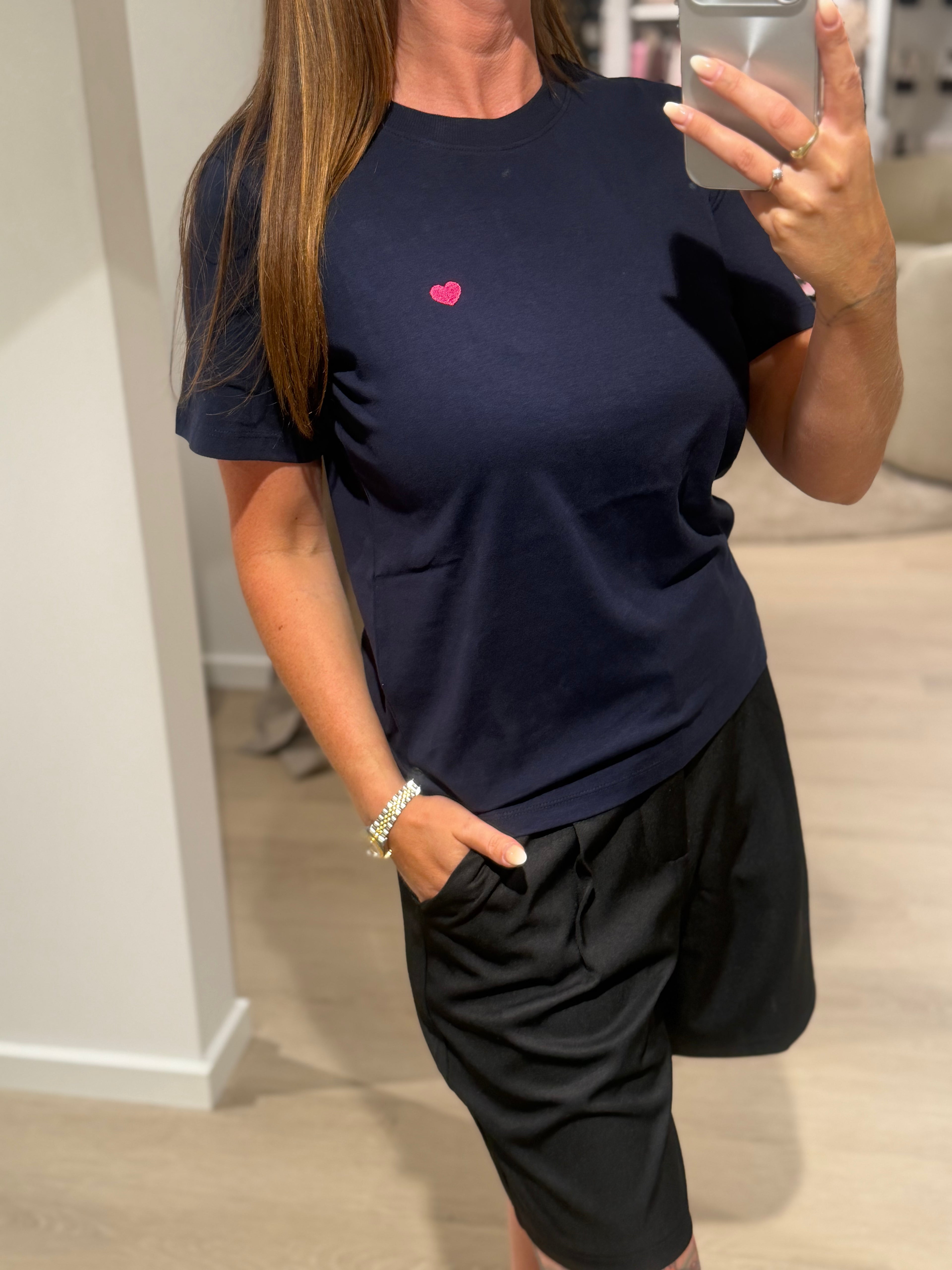 JDY Pisa - T-shirt - Marineblå