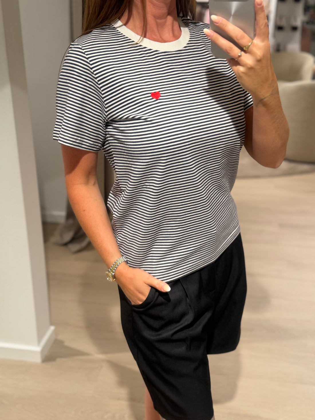 Jacqueline De Yong - Pisa - T-shirt - Blå
