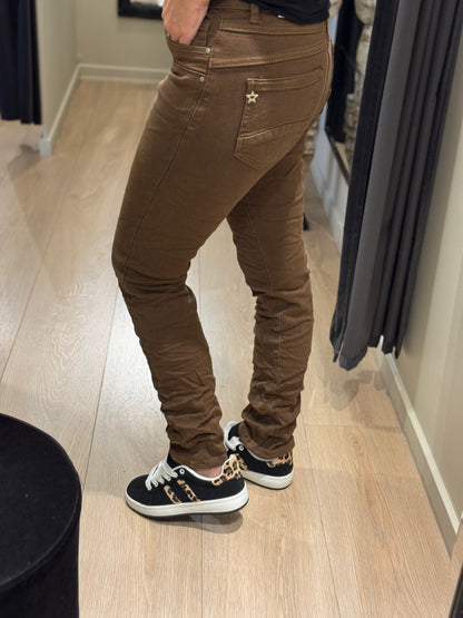 Jewelly - Jeans - Mørk Sand