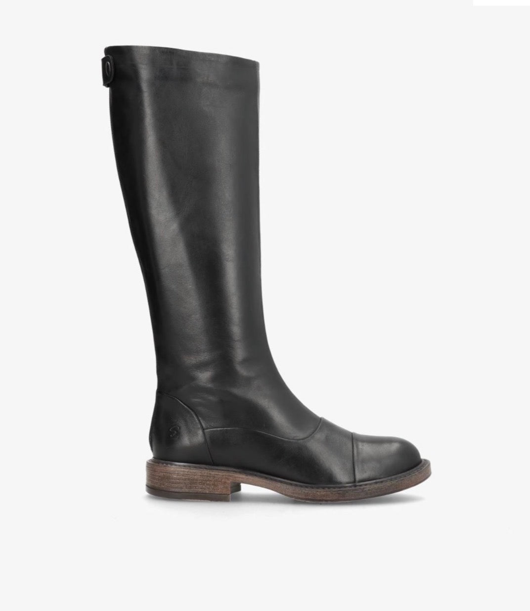 Shoedesign - DAHLIA - Lang støvle - sort læder