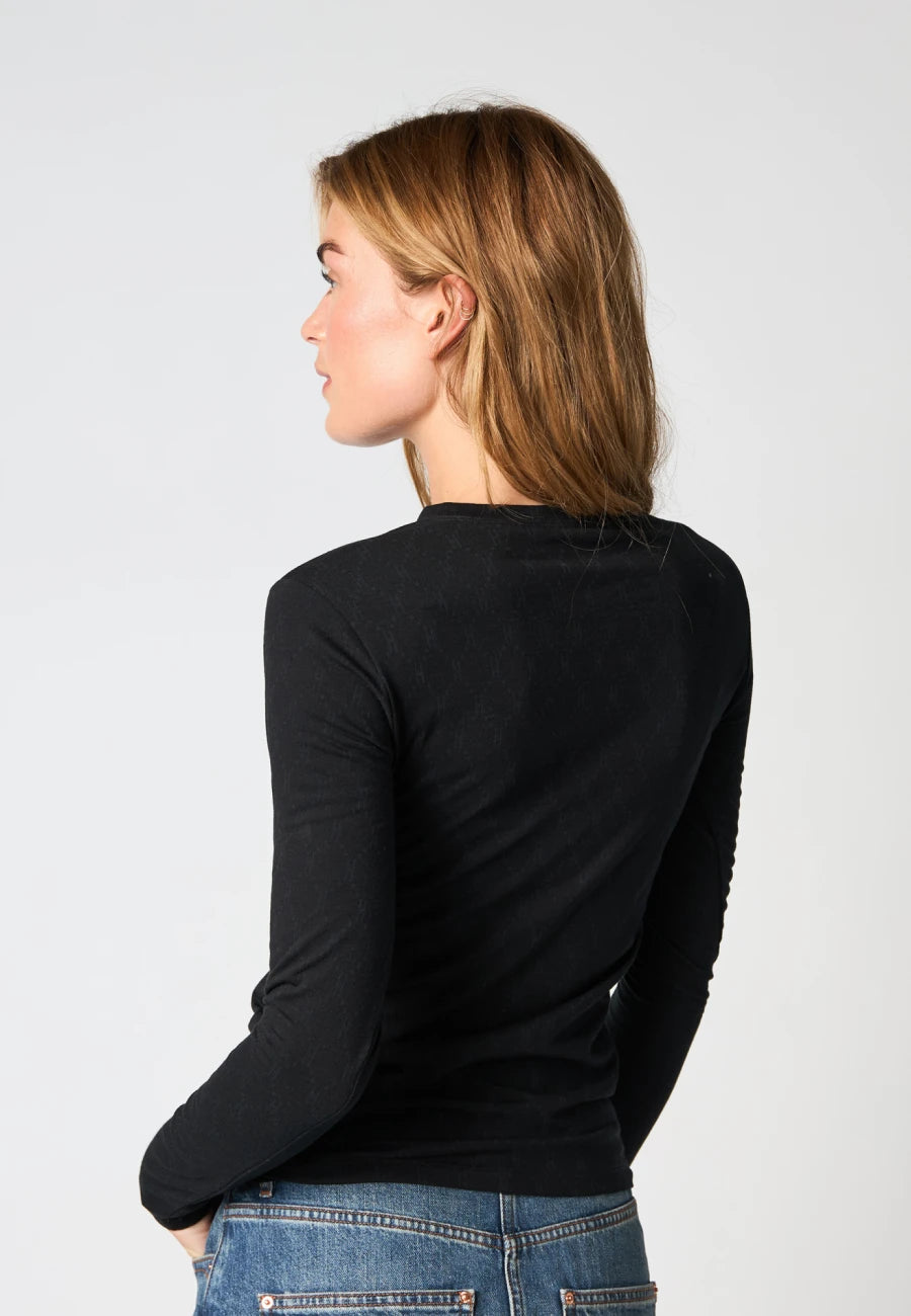 Hype the detail - Bluse - Sort