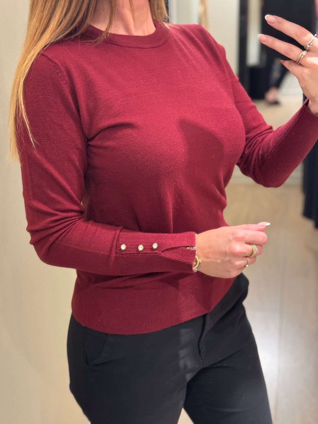 JDY - Malou - Bluse Vinrød