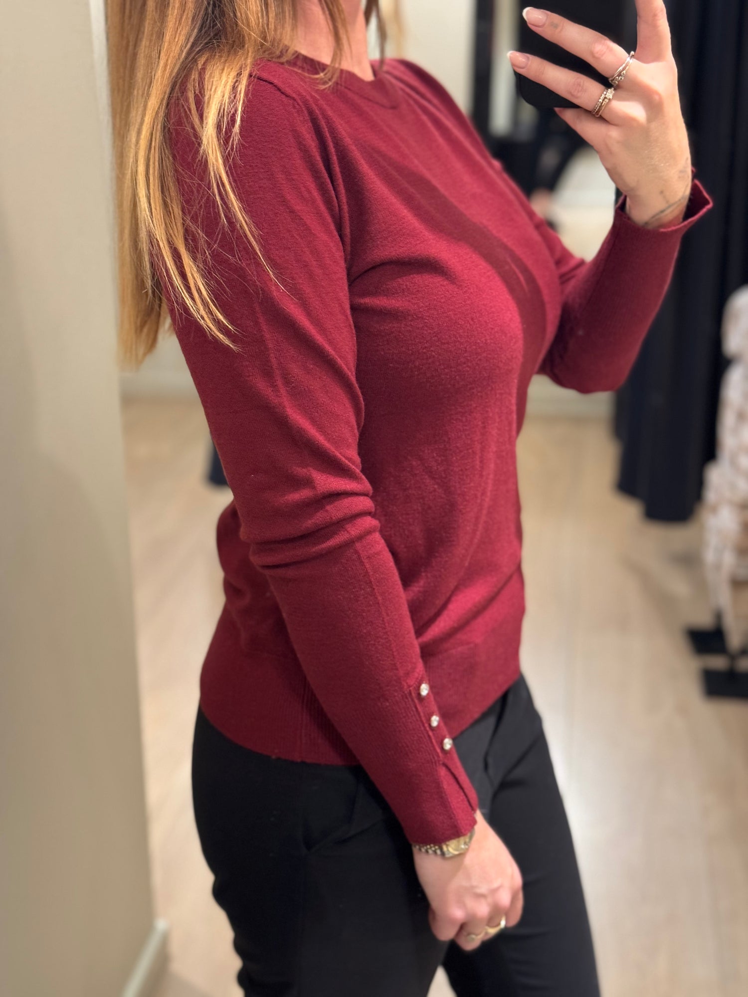 JDY - Malou - Bluse Vinrød