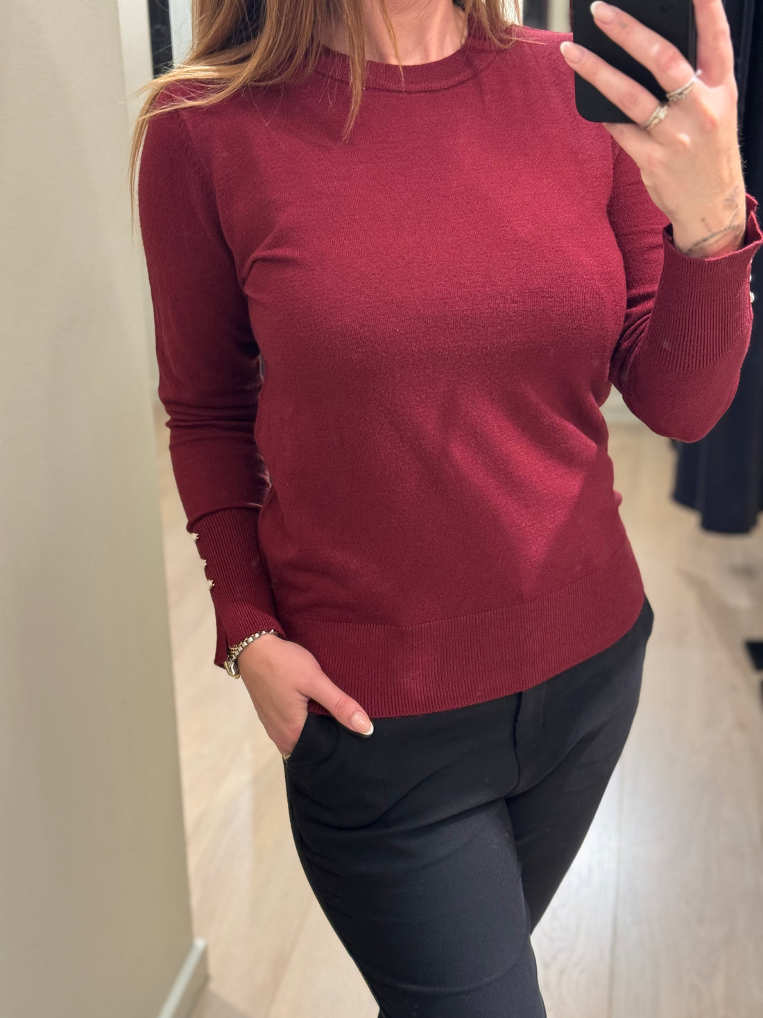 JDY - Malou - Bluse Vinrød