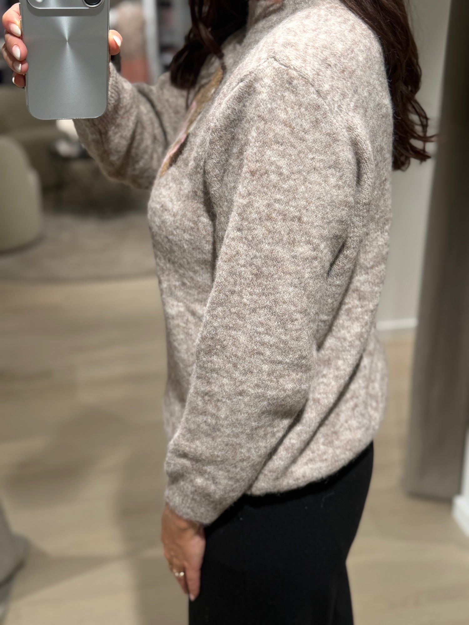 Marta Du Chateau - Coraline strik - Beige mix.