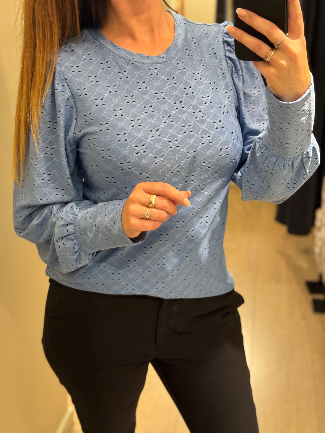 JDY - Cathinka - Bluse Lys Blå