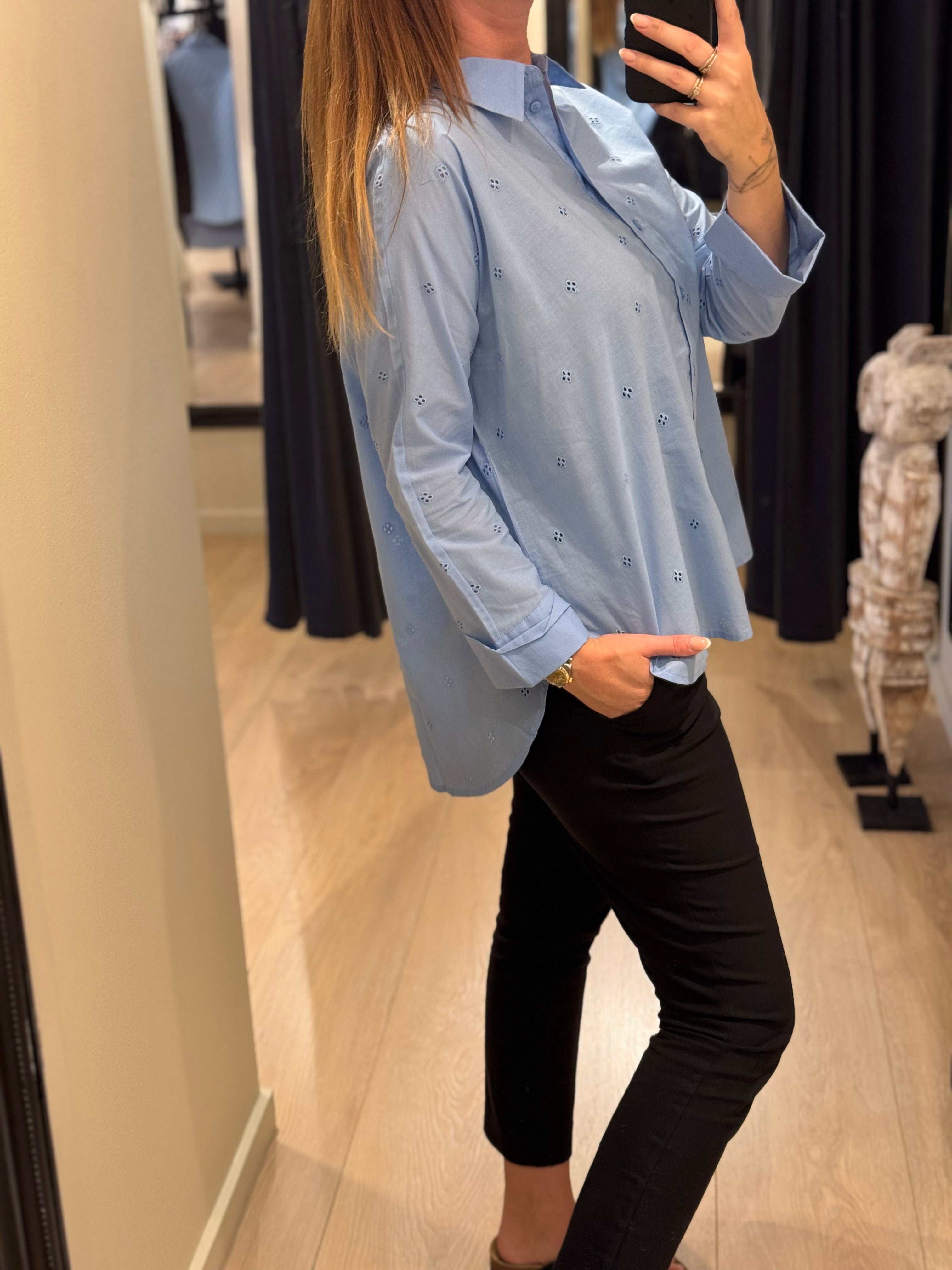 ONLY - New Grace - Skjorte Lyseblå