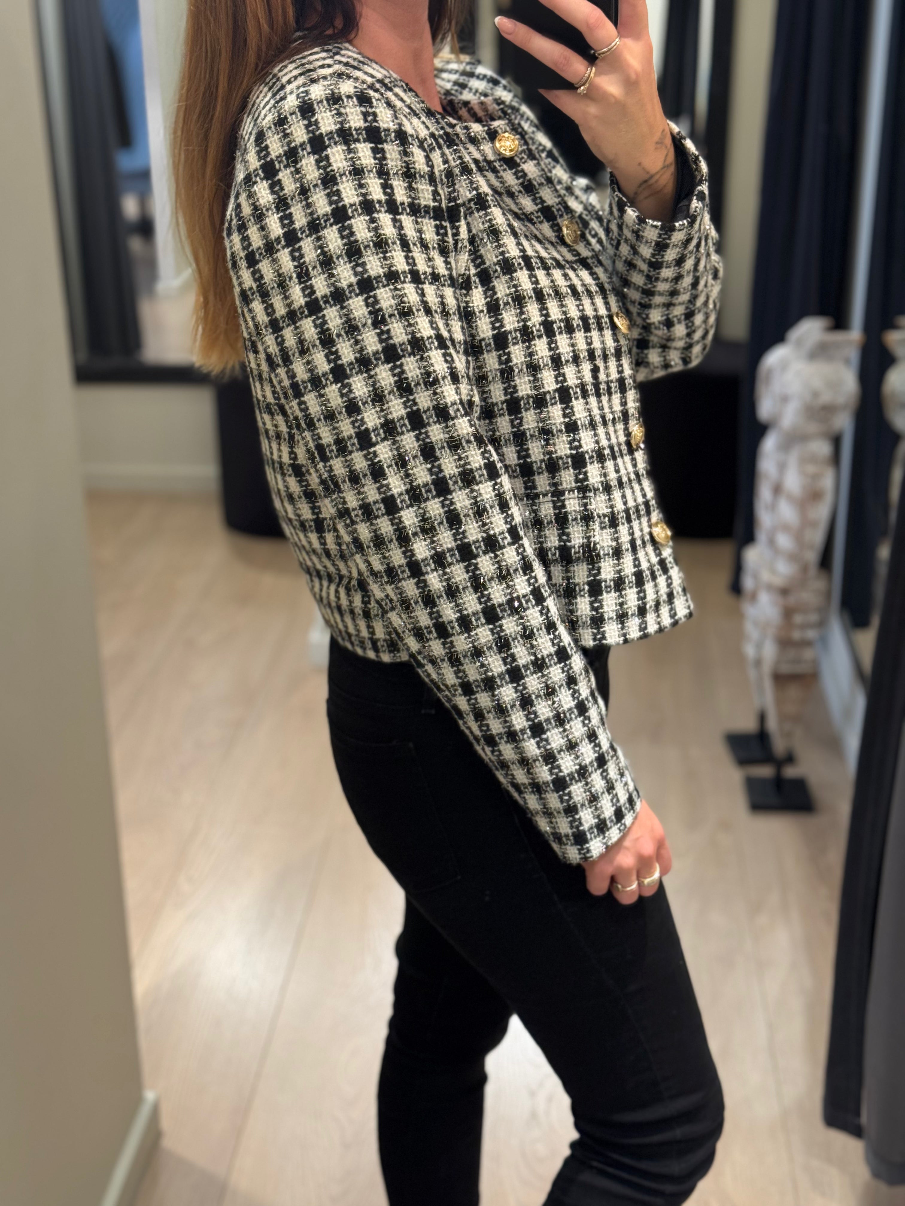 JDY - Gabrielle - Jakke Sort/Hvid