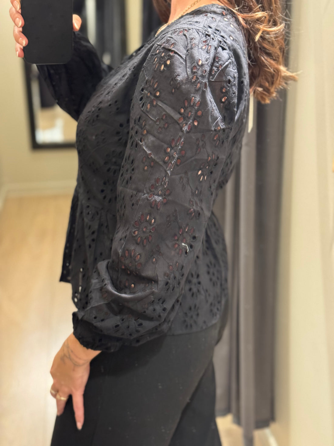 JDY - Tallie - Sort broderi