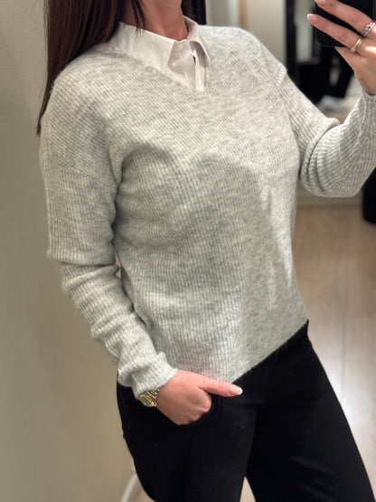 ONLY - Camilla - Lysegrå meleret