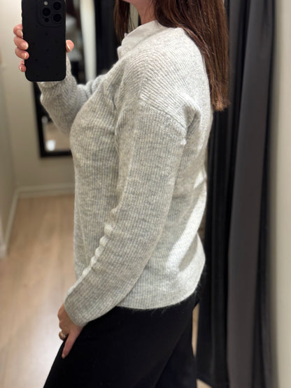 ONLY - Camilla - Lysegrå meleret