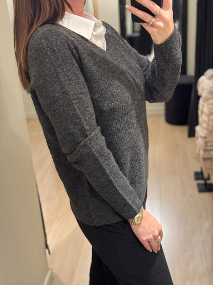 ONLY - Camilla - Mørkegrå meleret