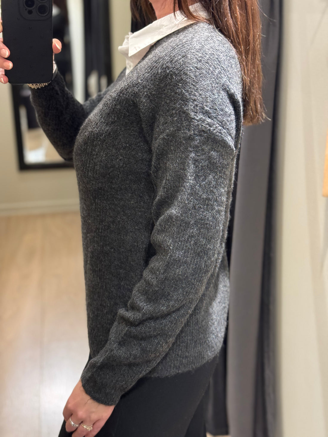 ONLY - Camilla - Mørkegrå meleret