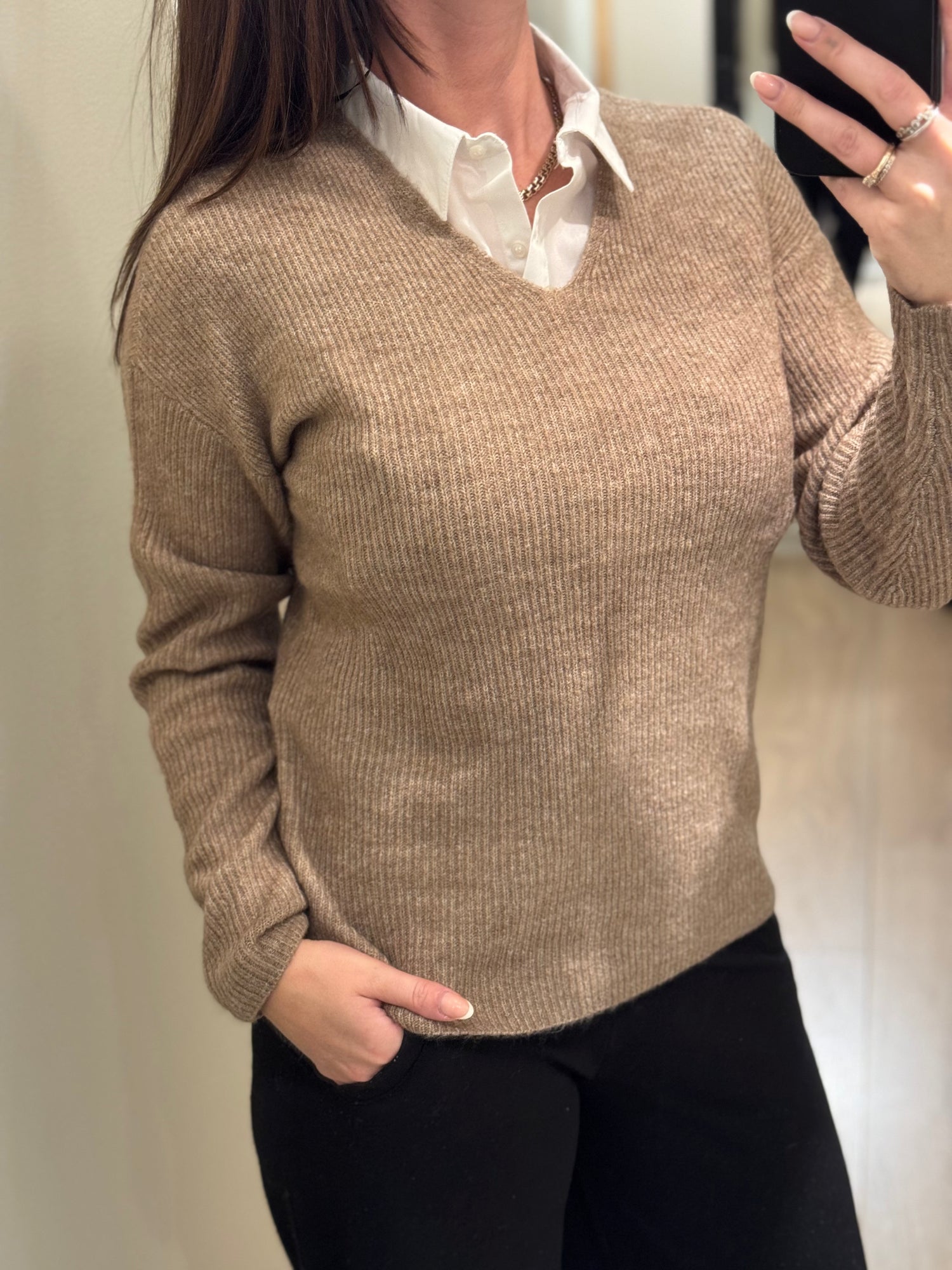 ONLY - Camilla - Valnød melange