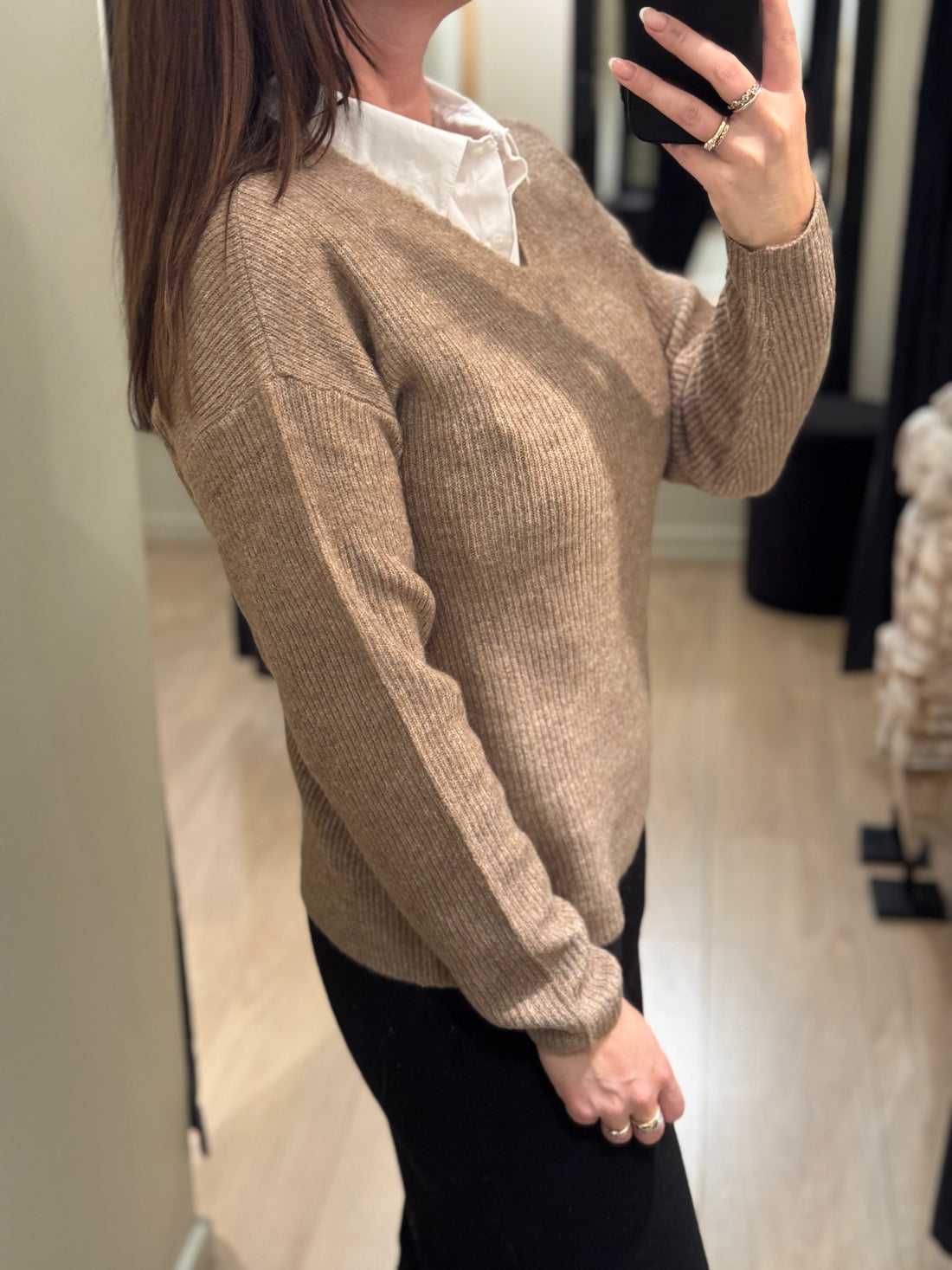 ONLY - Camilla - Valnød melange