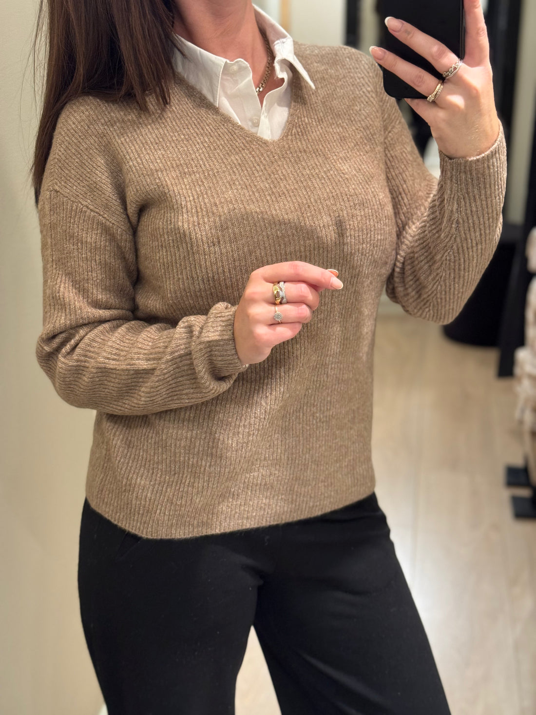 ONLY - Camilla - Valnød melange