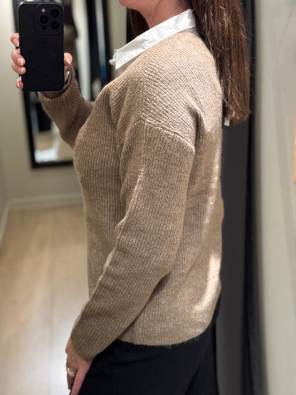 ONLY - Camilla - Valnød melange