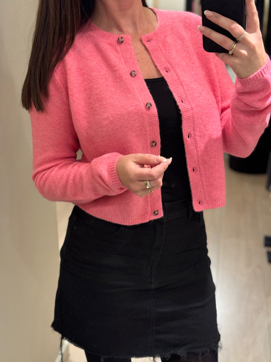 JDY - Chloe Life - Cardigan Pink