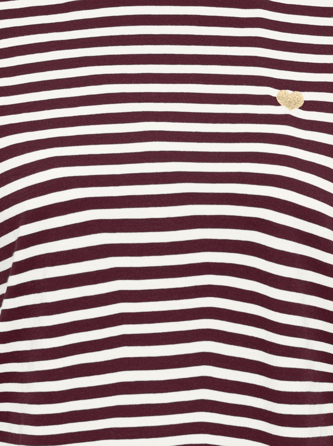 JDY - Pisa - T-shirt - Bordeaux