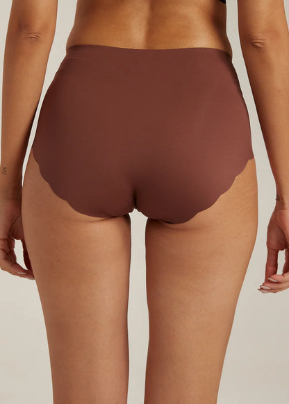 FEMIFEMME - Highwaist Maxi Trusser - Chokoladebrun