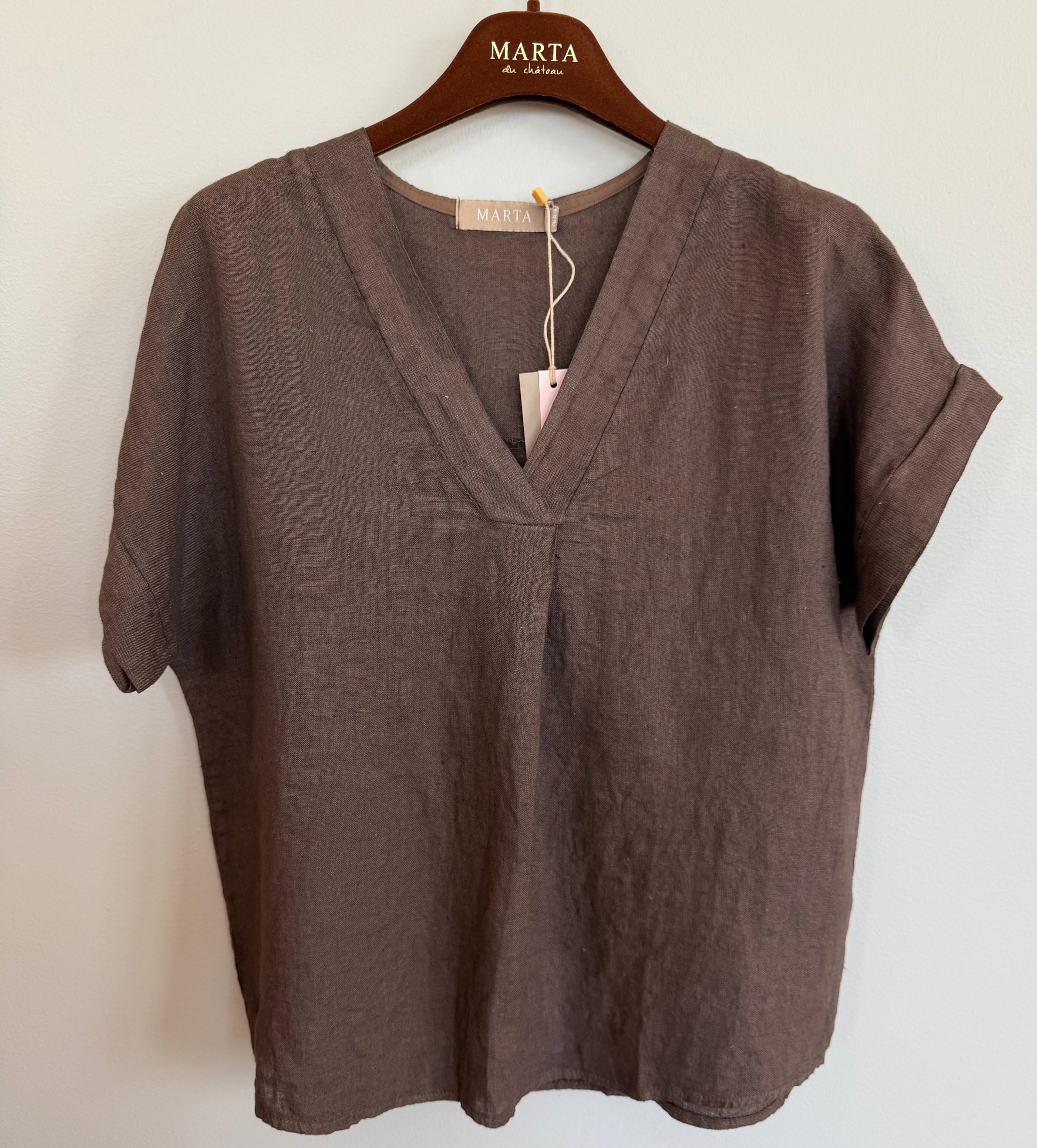 Marta Du Chateau - MdcBellissima - Bluse - Mocca