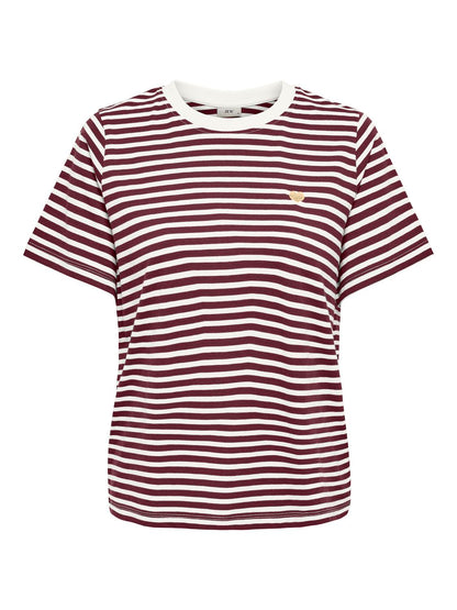 JDY - Pisa - T-shirt - Bordeaux