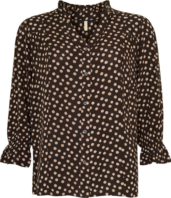 Ofelia - Lou - Bluse 3/4 Brun