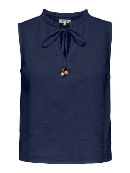 Only - Swar Thyra - Top - Navy