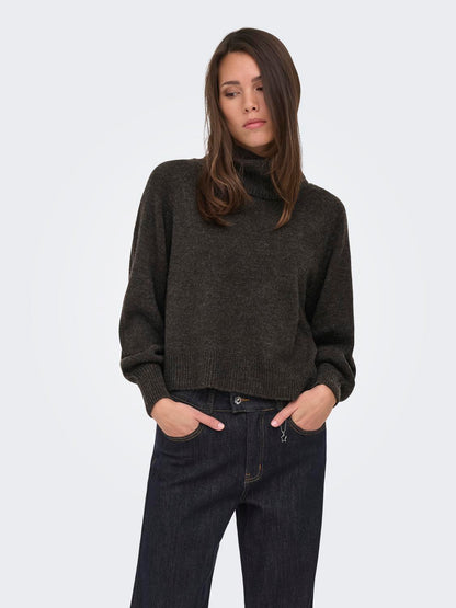 Only - Olivia - Pullover - Chokolade