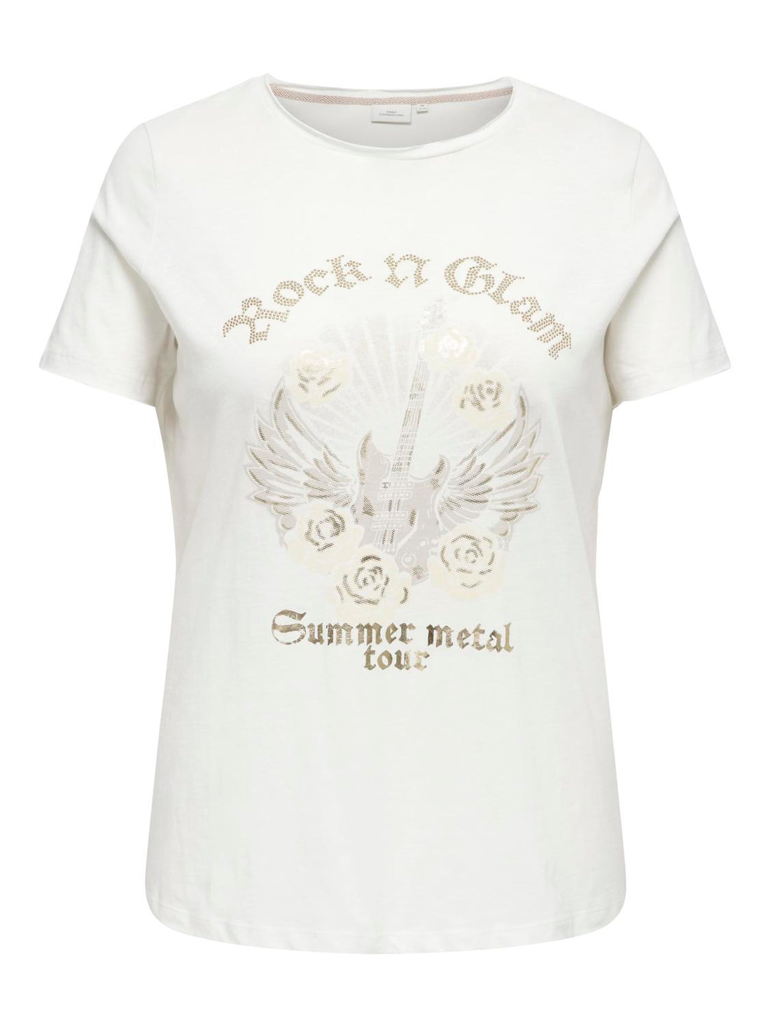 Only Carmakoma - Carnovia - T-shirt - Cloud Dancer
