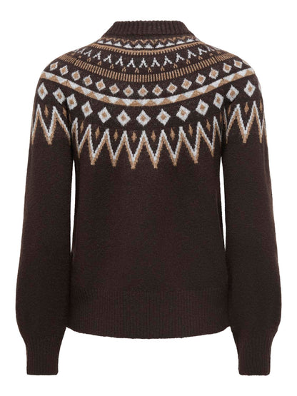 JDY - Junie - Pullover - Chokolade