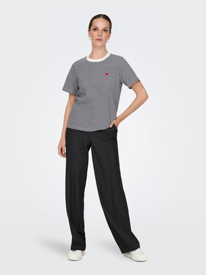 Jacqueline De Yong - Pisa - T-shirt - Blå