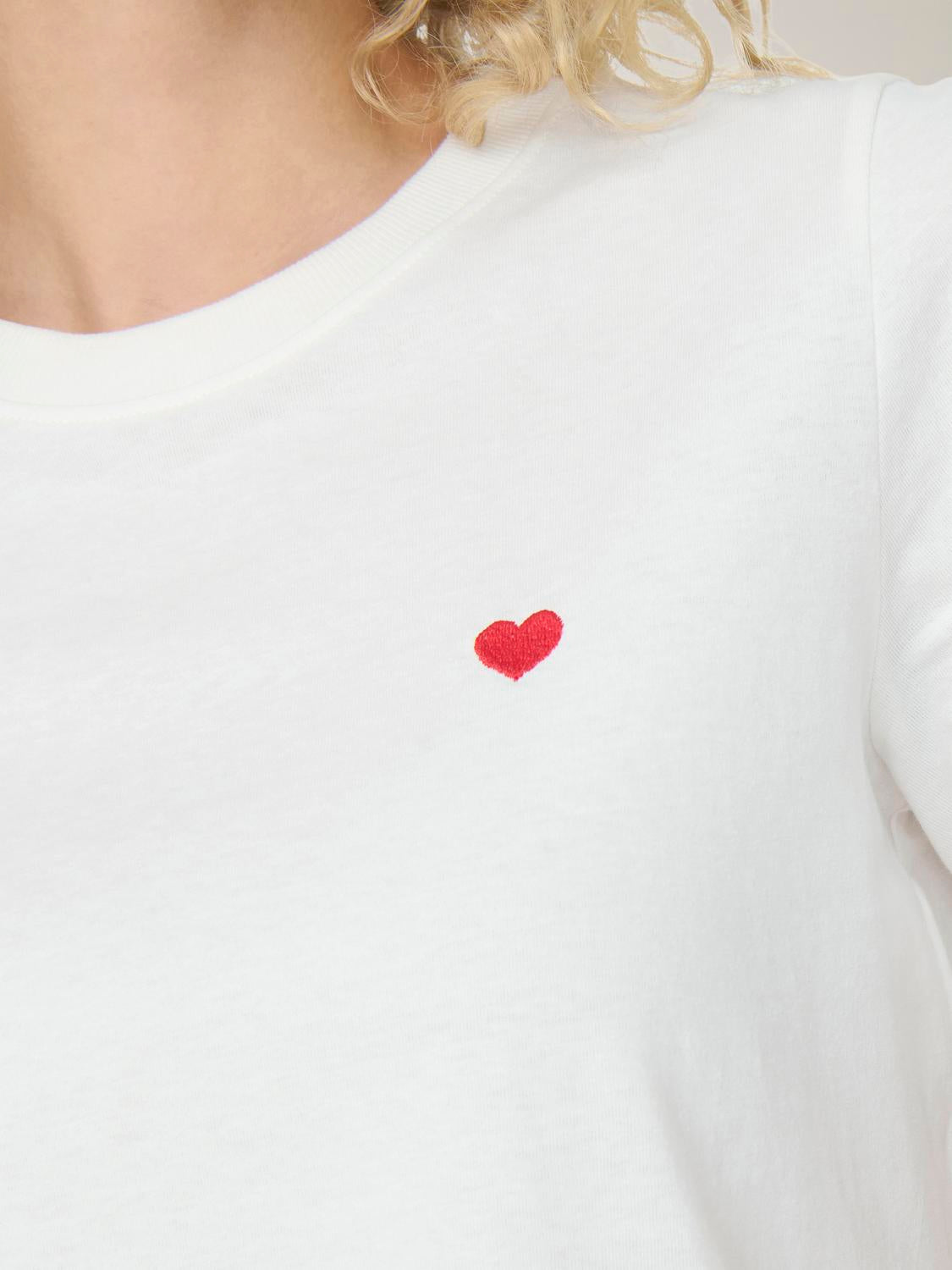 JDY - Pisa - T-shirt - Cloud Dancer